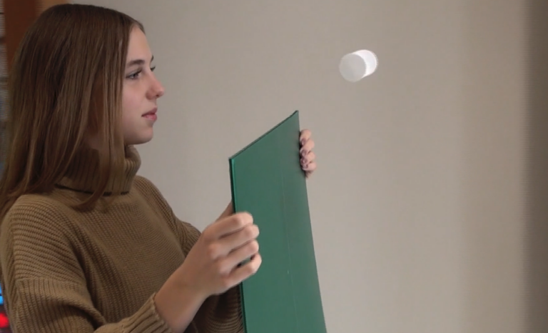 Spinny Glider in flight